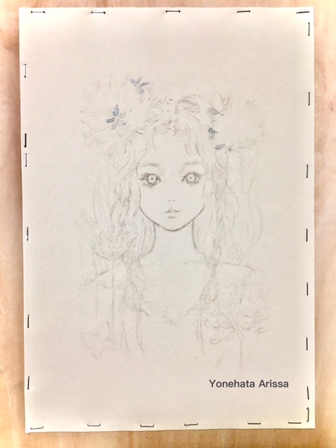 メイキング 水彩画作品 恋の訪れ よねあり Com