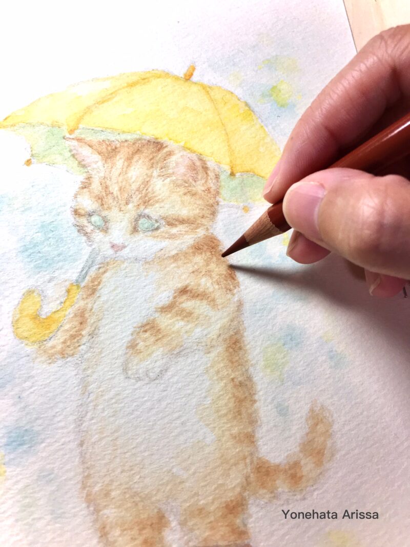 振り子 セント 詳細に 色鉛筆 水彩 併用 Vieton Jp